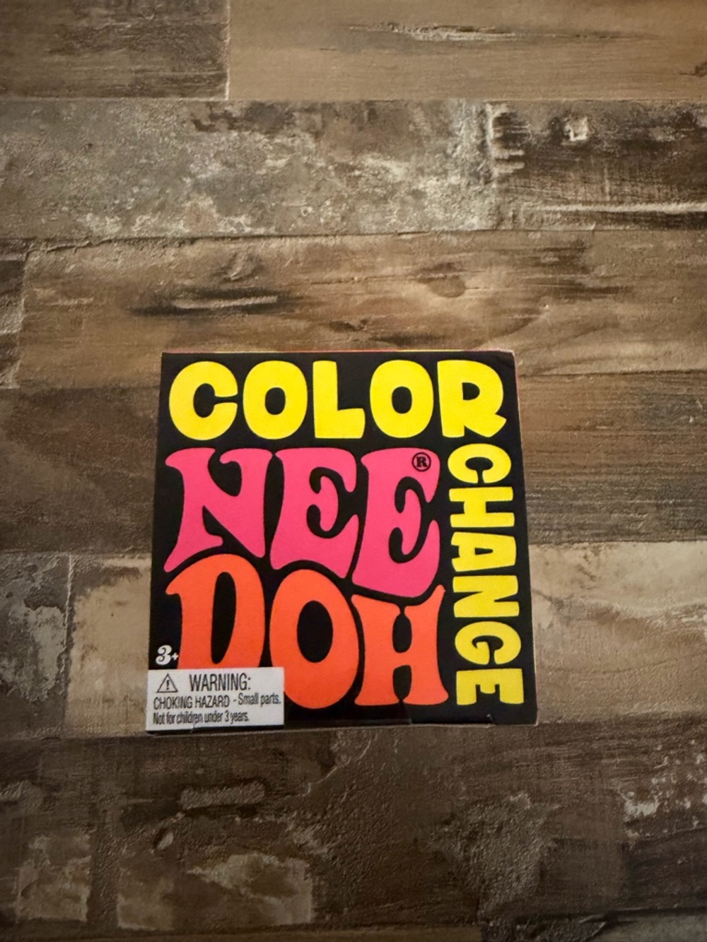 NEW Needoh Color Change Stress Ball - Yellow